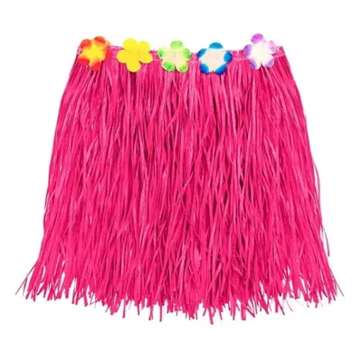 Fusta hawaii scurta roz