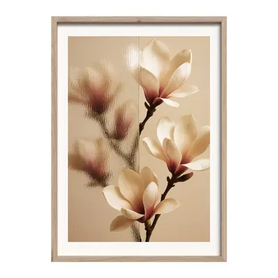 Tablou cu ramă imprimat 50x70 cm Soft Magnolia – Styler
