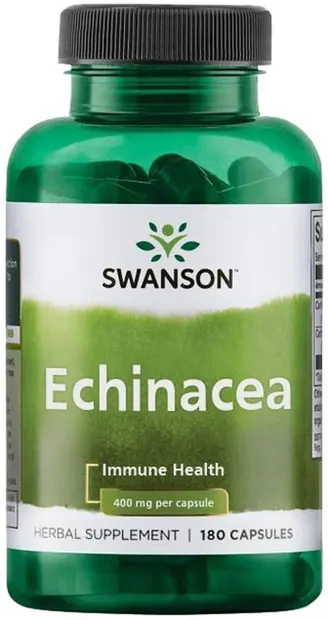 Echinacea, 400 mg, 180 capsule, Swanson