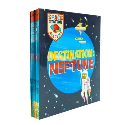 Space Station Academy Earth Solar System Planet Series 8 Books Collection Slipcase Set, Sally Spray