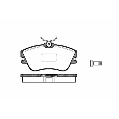 Set placute frana, frana disc ROADHOUSE 2480.00