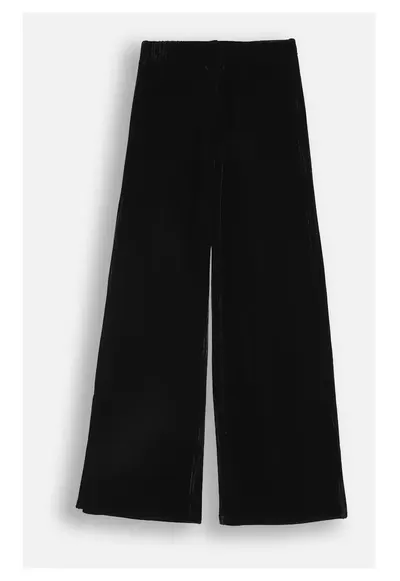 Pantaloni copii - ZC5121102EPG-021 - poliester - evazati - negri