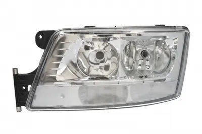 Far stanga (H7 LED PY21W, electric, cu motor, culoare insert: crom platinat) potrivit MAN TGS I, TGX I 06.06-09.21