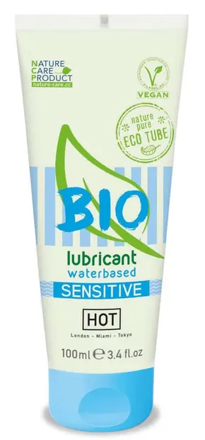 Lubrifiant pe bază de apă, Hot, Sensitiv, 100 ml