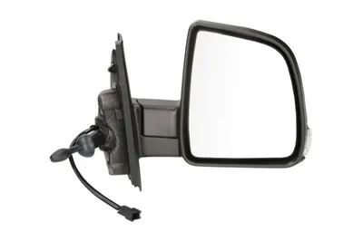 Oglinda laterala Dreapta mecanic, crom, cu senzor de temperatura potrivit OPEL COMBO TOUR, COMBO MINIVAN