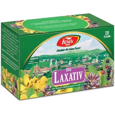 Laxativ, D50, ceai la plic, Fares | 20 plicuri
