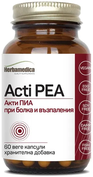 Acti PEA, 400 mg, 60 capsule vege, Herbamedica
