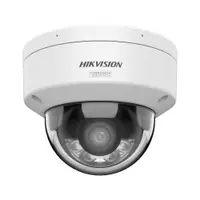 Camera supraveghere IP Dome cu iluminare duala Hikvision ColorVu DS-2CD2187G3-LIS2UY, 8 MP, 2.8 mm IR/lumina alba 30 m, slot card, microfon dual, anti-coroziune, PoE