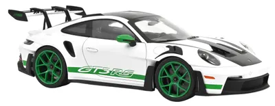 Model colecționabil NOREV Contemporary: Automobile - Porsche 911 GT3 RS Tribute to Carrera RS (White/Python Green) (2022)
