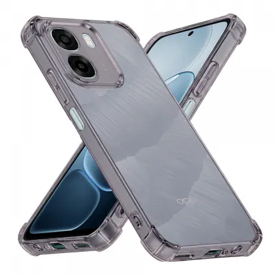 Husa pentru Oppo A6k 4G / A6x 4G / A6x, Techsuit, Shockproof Clear, Fumurie