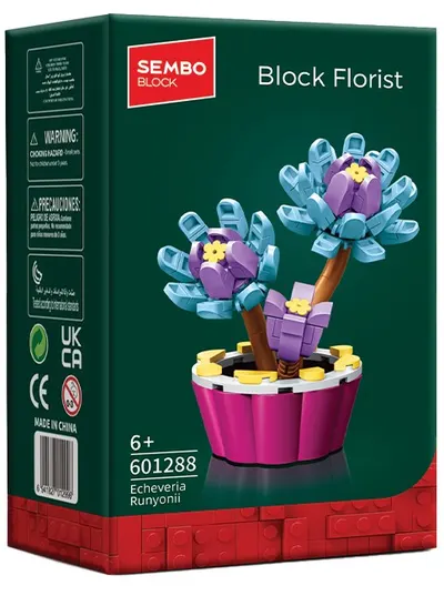Constructor Sembo Block - Echeveria Runyonii, 130 piese