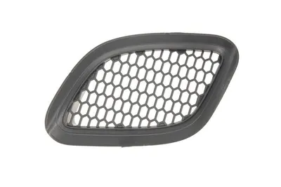 Grila bara fata dreapta potrivit ABARTH, plastic, negru/crom ABARTH 500 / 595 / 695; FIAT 500 dupa 2007