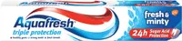 Aquafresh Triple Protection Pastă de dinţi Fresh & Minty, albastru, 75 ml