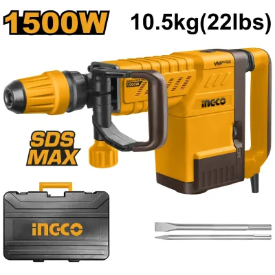 Ciocan Demolator picamer 1500W, 25J, 1900bpm, SDS MAX Ingco PDB15006