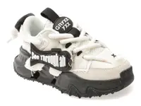 Pantofi sport GRYXX alb-negru, 351216, din material textil