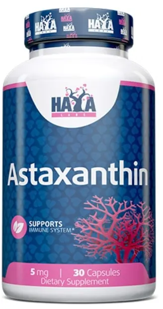 Astaxanthin, 5 mg, 30 capsule, Haya Labs