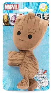 Jucărie de pluș Simba Toys Marvel - Groot, cu bandă pentru atașare, 17 cm