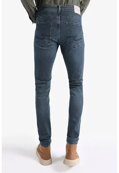 Pantaloni De Barbati Albastru Inchis Slim Fit 041 Danny 8683197945808 - Albastru inchis