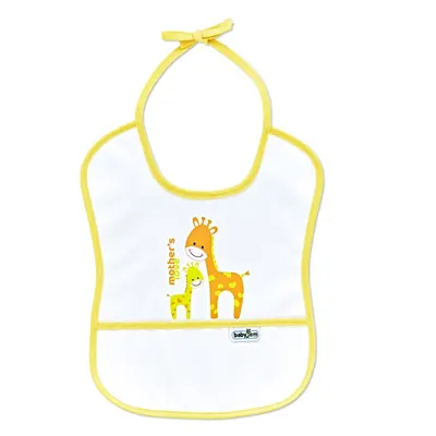 Baveta impermeabila pentru copii BabyJem Small Yellow
