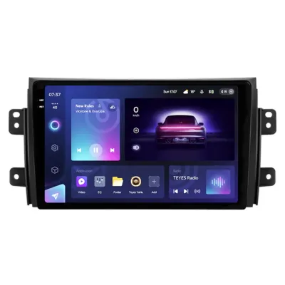 Navigatie Auto Teyes CC3 2K Fiat Sedici 2005-2014 4+64GB 9.5" QLED Octa-core 2Ghz, Android 4G Bluetooth 5.1 DSP
