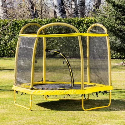 Trambulină mare Chipolino - Party, 215 cm, galben