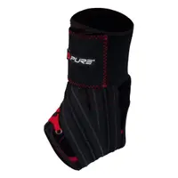 Orteza Glezna Pure 2 Improve Deluxe – Mărimea S | Negru cu Roșu | Compresie Reglabilă cu Velcro
