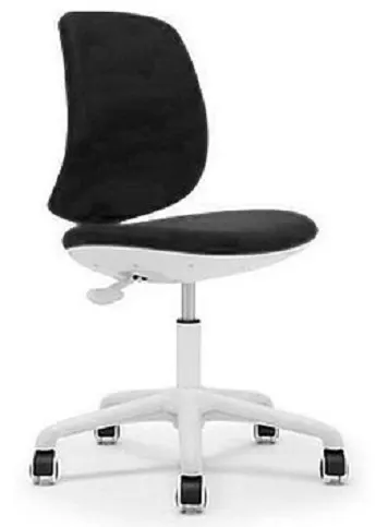 Scaun pentru copii RF - Lucky White, negru