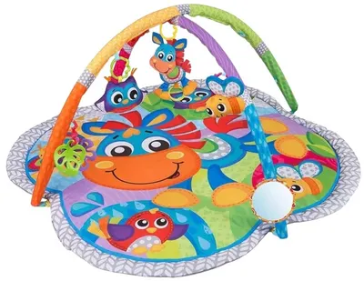 Salteluta muzicala pentru gimnastica bebelusului Playgro - Calul Hop Trop