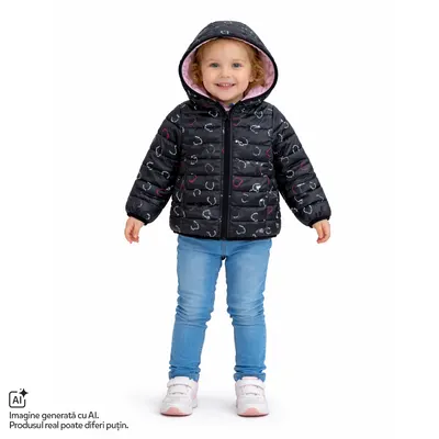 Jacheta copii Chicco matlasata, negru, 87753-65CLT