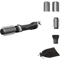 Perie rotativa cu aer cald Rowenta Brush Activ UB9530F0, 1000W, 2 trepte de viteza temperatura, 2 perii rotative 40 50mm, concentrator aer, husa