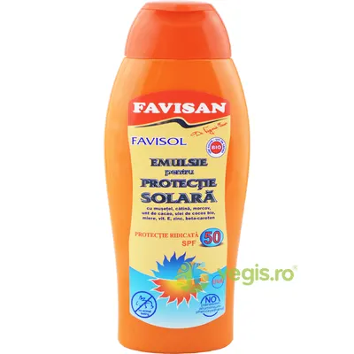 Emulsie pentru Protectie Solara SPF50 Favisol 250ml