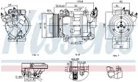 Compresor Climatizare Potrivit Ds Ds 4, Ds 5; Citroen Berlingo, Berlingo Multispace, Berlingo Minivan, C4 Ii, Ds4, Ds5; Peugeot 3008 I, 5008, Partner, Partner Tepee 1.2-1.6lpg 04.08-