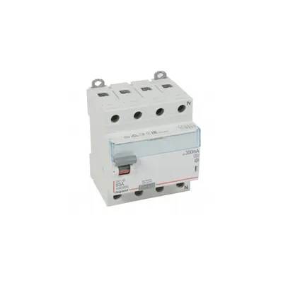 Intrerupator diferential RCD DX³-ID - 4P 400 V~ Nul pe partea dreapta - 63 A - 300 mA - tip A