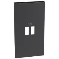 Tasta pentru incarcator usb 2 module Bticino Living Now KG12PD, negru