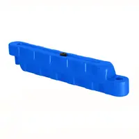 Bariera modulara delimitare traseu karting, piste sau parcari, HDPE, umplere cu apa, anti-impact, rezistenta UV, interior exterior 100x12x18 cm, albastru