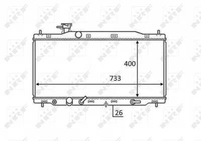 Radiator motor potrivit HONDA CR-V III 2.0