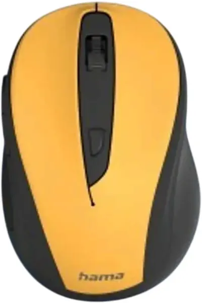 Mouse wireless Hama – MW-400 V2, galben, 1600 DPI