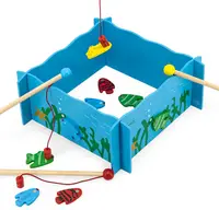 Joc din lemn Viga - Magnetic de pescuit