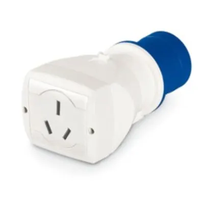 One-Way Adaptornip20 10a 2p+e 250v New Zeland