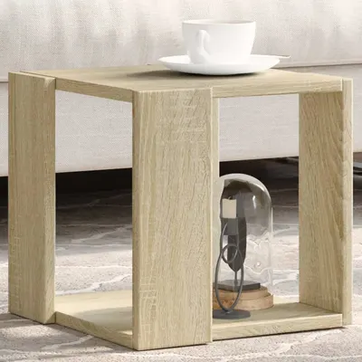 Gossi masuta de cafea, stejar sonoma, 32x32x30 cm, lemn prelucrat