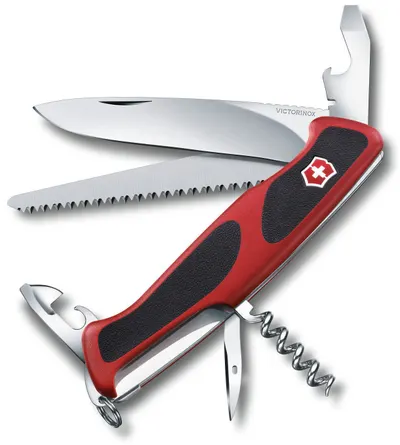 Cuțit de buzunar elvețian Victorinox - RangerGrip 55, 12 functii