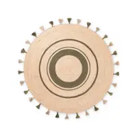 Covor în culoare naturală reversibil/țesut manual rotund din iută ø 200 cm Basil – Hanse Home