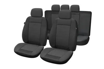 Set huse scaun Lux negru UMB3