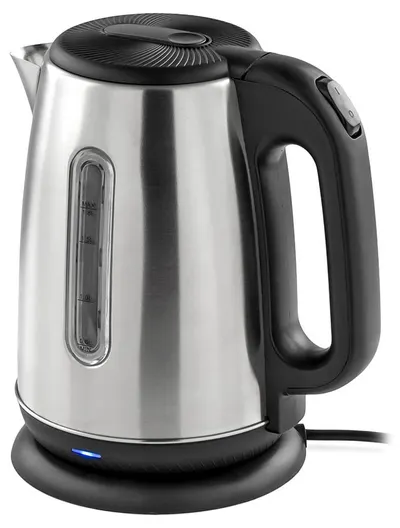 Fierbător electric Muhler - WK-199M, 2200W, 1.8 l, neagră/inox