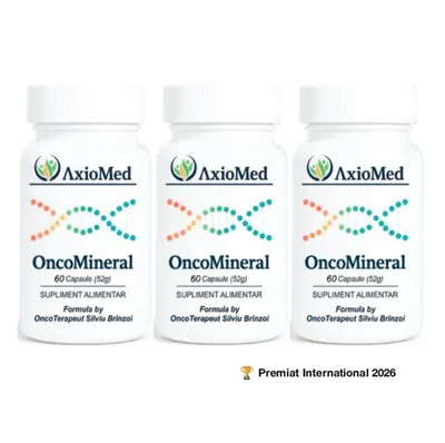 AxioMed OncoMineral – supliment alimentar sub forma de capsule cu minerale – 180 cps