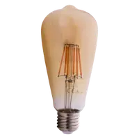 Bec LED EVO17 Filament ST64 6W E27 2200K Auriu