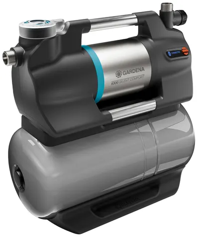 Sistem hidrofor Gardena - 6300 SilentComfort, 1'', 1050W, 49 m, 6.3 m³/h, cu Bluetooth