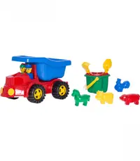 Set de plaja cu 8 piese si autobasculanta 36 x 22 x 21 cm