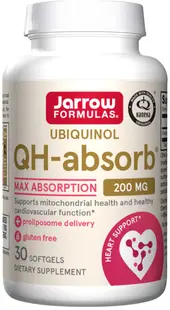 Ubiquinol QH-absorb, 200 mg, 30 capsule, Jarrow Formulas