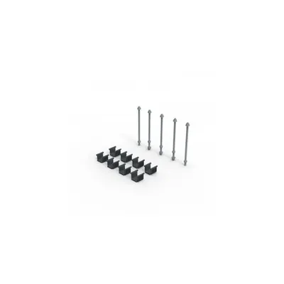 Kit pentru busbar support pentru XL³ S 4000 enclosures - pentru double aluminiu C-section bars lower or equal 3200 A
